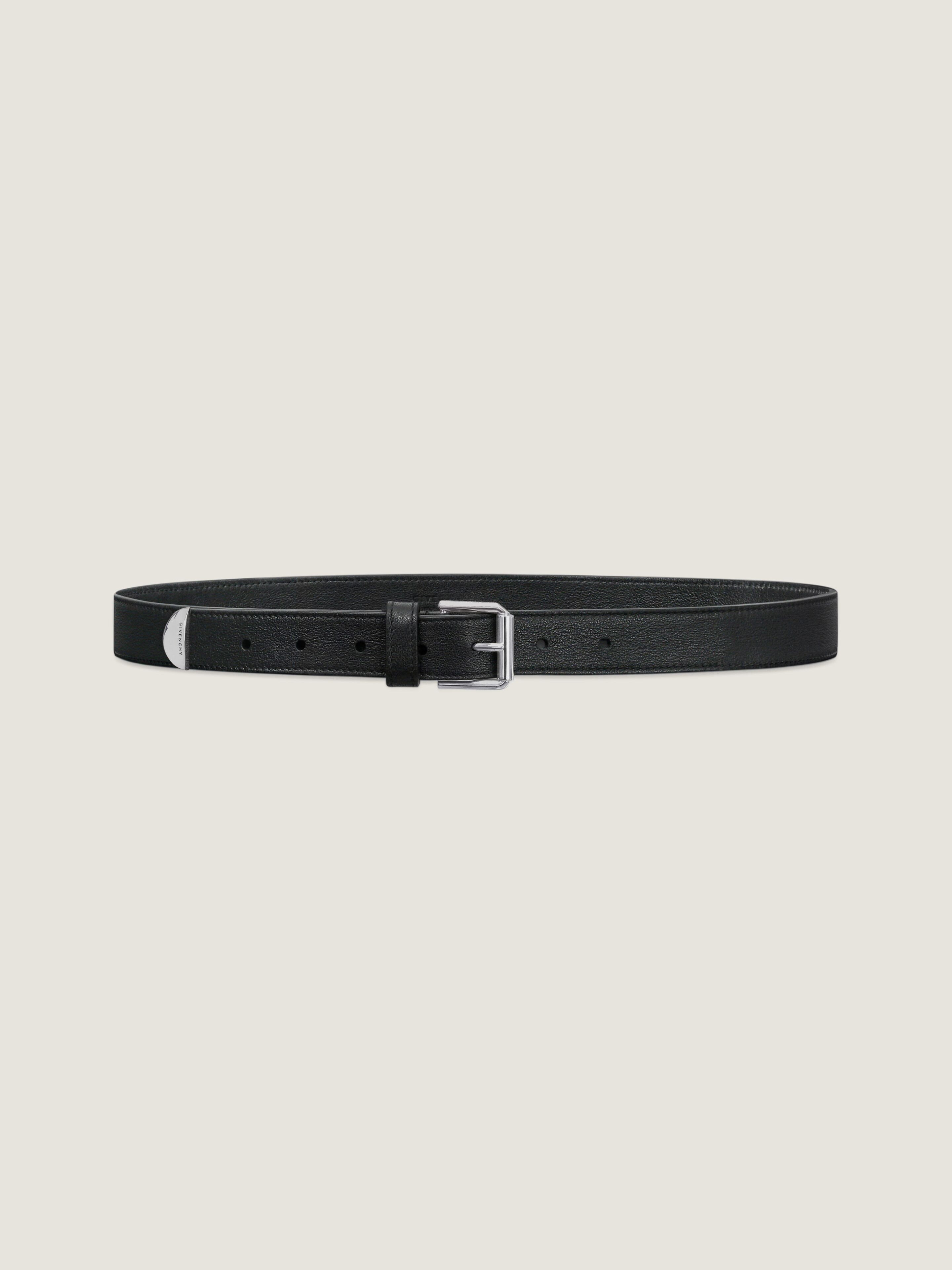Voyou belt in shiny leather